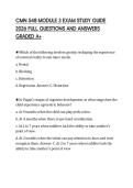 CMN 548 MODULE 3 EXAM STUDY GUIDE 2026 FULL QUESTIONS AND ANSWERS GRADED A&plus;