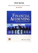 Test Bank for Financial Accounting&colon; Information for Decisions 9th Edition by John Wild&comma; Chapter 1-13 &vert; All Chapters