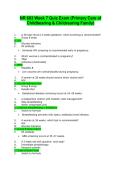 NR 603 Week 7 Quiz Exam &lpar;Primary Care of Childbearing & Childrearing Family&rpar;Accurate&vert;Verified