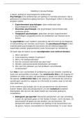 Samenvatting inleiding in de psychologie