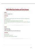 NFHS Softball Exam Questions and Correct Answers&period;