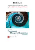 Test Bank for Fundamental Managerial Accounting Concepts 9th Edition By Thomas P&period; Edmonds&comma; Christopher T&period; Edmonds&comma; Chapter 1-14 &vert; All Chapters