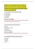Alabama Cosmetology State Board Exam  Questions And Correct Answers &lpar;Verified  Answers&rpar; Plus Rationales 2025&sol;2026 Q&A &vert;  Instant Download Pdf 