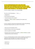 ATI PN COMPREHENSIVE EXIT 2023 WITH NGN QUESTIONS AND ANSWERS UPDATED 2026 2027 FINAL COMPLETE PRACTICE QUESTIONS AND LATEST UPDATED STUDY GUIDE GRADED A&plus; 100 PERCENT VERIFIED