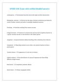 ANHB 1101 Exam with verified detailed answers