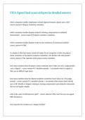 FIFA Agent Final exam with precise detailed answers