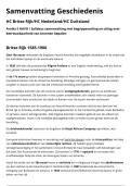 Samenvatting geschiedenis Feniks 5 Havo examenstof HC Britse Rijk &sol; HC Duitsland &sol; HC Nederland &plus; begrippenlijst &plus; tijdlijn &plus; betrouwbaarheid bronnen tips