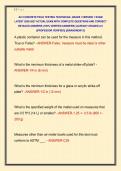 ACI CONCRETE FIELD TESTING TECHNICIAN- GRADE I VERSION 1 EXAM  LATEST 2026-2027 ACTUAL EXAM WITH COMPLETE QUESTIONS AND CORRECT  DETAILED ANSWERS &lpar;100&percnt; VERIFIED ANSWERS&rpar; &vert;ALREADY GRADED A&plus;&vert;  &vert;&vert;PROFESSOR VERIFIED&vert;&vert; &vert;&vert;BRANDNEW&excl;&excl;&excl;&vert;&vert; 