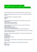 STATE EXAM NURSING NEW ZEALAND QUESIONS AND ANSWERS