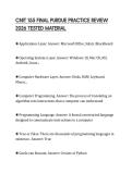 CNIT 155 FINAL PURDUE PRACTICE REVIEW 2026 TESTED MATERIAL