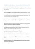 CSE 240 Midterm Exam Questions and Answers With Verified Solutions 2025&sol;2026&period; All Exam Questions and Correct Answers &vert; Graded A&plus; &vert; 2025&sol;2026 Update&vert;