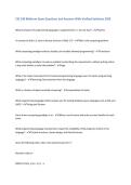 CSE 240 Midterm Exam Questions and Answers With Verified Solutions 2025&sol;2026&period; All Exam Questions and Correct Answers &vert; Graded A&plus; &vert; 2025&sol;2026 Update&vert;