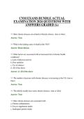 CNM EXAMS BUNDLE ACTUAL EXAMINATION 2026 QUESTIONS WITH ANSWERS GRADED A&plus;