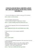 CNM EXAMS BUNDLE CERTIFICATION SET 2026 QUESTIONS WITH SOLUTIONS GRADED A&plus;