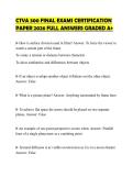 CTVA 300 FINAL EXAMS CERTIFICATION PAPER 2026 FULL ANSWERS GRADED A&plus;