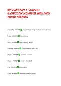 KIN 2509 EXAM 1 &lpar;Chapters 1-4&rpar; QUESTIONS COMPLETE WITH 100&percnt; VEIFIED ANSWERS
