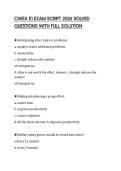 CWEA E1 EXAM SCRIPT 2026 SOLVED QUESTIONS WITH FULL SOLUTION