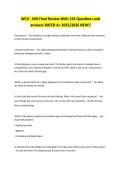 WCU - MH Final Review With 154 Questions and answers RATED A&plus; 2025&sol;2026 NEW&excl;&excl; 