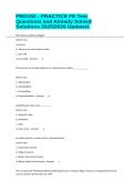 PRO192 - PRACTICE FE Test Questions and Already Solved Solutions 2025&sol;2026 Updated&period;