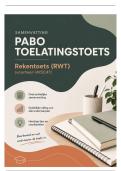 Samenvatting PABO toelatingstoets rekentoets RWT 2026 &lpar;voorheen WisCAT&rpar;