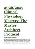 2026&sol;2027 Clinical Physiology Mastery&colon; Study Guide & 55-Question Practice Exam &vert; USMLE Step 1 & NGN Prep