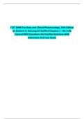 Complete TEST BANK For Basic and Clinical Pharmacology&comma; 14th Edition by Bertram G&period; Katzung&comma;All Verified 66 Chapters &comma; Fully Covered With Questions And Verified Solutions With Detailed Rationales And Case Study