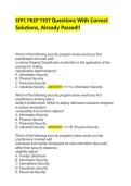 SFPC PREP TEST Questions With Correct Solutions&comma; Already Passed&excl;&excl;