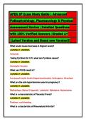 APEA 3P Exam Study Guide &vert; Advanced  Pathophysiology&comma; Pharmacology & Physical  Assessment Review&vert; Detailed Questions  with 100&percnt; Verified Answers &vert;Graded A&plus;  &vert;Latest Version and Brand new Version&excl;&excl;&excl;