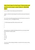 Vivint Smart Home Pro Final Exam&sol; Vivint practice quiz questions and answers newest Rated A&plus; 2025&sol;2026 NEW&excl;&excl;