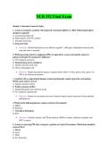 NUR 352 Final Exam