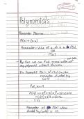 Polynomials