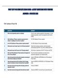 FDNY COF P-98 COMPLETE EXAM  - LATEST QUESTIONS WITH VERIFIED ANSWERS - UPDATED 2026&sol;2027