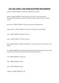 CSCI 1301 EXAM 1-UGA EXAM QUESTIONS AND ANSWERS