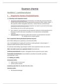 Samenvatting -  Chemie&colon; 4de middelbaar 1 uur&sol;week
