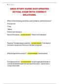 ABSA STUDY GUIDE 2025 UPDATED  ACTUAL EXAM WITH CORRECT  SOLUTIONS&period; 