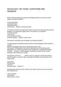 SOCIOLOGY 1301 EXAM 1 QUESTIONS AND ANSWERS