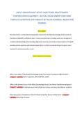 ADULT-GERONTOLOGY ACUTE CARE NURSE PRACTITIONER CERTIFICATION EXAM PREP &vert; ACTUAL EXAM NEWEST 2026 WITH COMPLETE QUESTIONS AND CORRECT DETAILED ANSWERS&vert; BRAND NEW VERSION&excl;