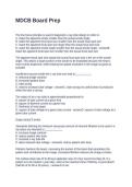 MDCB Board Prep Questions and Answers Fully Solved