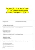 Fire Instructor 1 Exam with all Correct & 100&percnt; Verified Answers &vert;Actual Complete Exam &vert;Already Graded A&plus;
