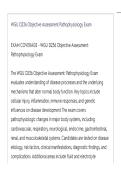 WGU D236 Objective Assessment Pathophysiology Exam &lowbar;&lowbar;ACTUAL EXAM ALL QUESTIONS AND CORRECT ANSWERS LATEST UPDATE THIS YEAR-JUST RELEASED&period;pdf