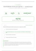 Hondros NUR 200 Quiz 1 2026&sol;2027 &ndash; 25 Verified Questions and Correct Answers &vert; A&plus; Graded