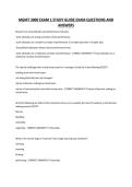 MGMT 3000 EXAM 1 STUDY GUIDE EXAM QUESTIONS AND ANSWERS