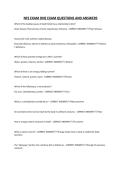 NFS EXAM ONE EXAM QUESTIONS AND ANSWERS