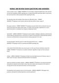 NORAC 300 REVIEW EXAM QUESTIONS AND ANSWERS