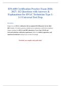 EPA 608 Practice Test 2026-2027 &vert; HVAC Certification Exam Prep