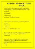 RADR 1311 MIDTERM  EXAM QUESTIONS AND ANSWERS 2026