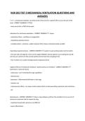 NUR 202 TEST 2 MECHANICAL VENTILATION QUESTIONS AND ANSWERS