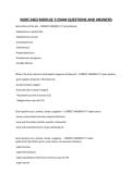 NURS 5463 MODULE 5 EXAM QUESTIONS AND ANSWERS