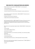 NURS 5463 TEST 2 EXAM QUESTIONS AND ANSWERS