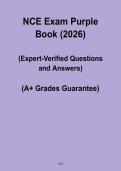 NCE Exam Purple Book PDF &ndash; Complete Study Guide & Exam Prep